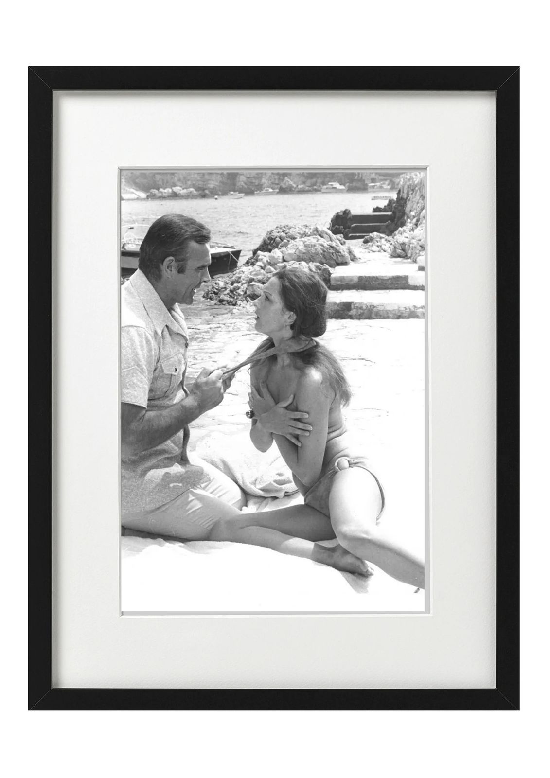 James Bond, Diamonds Are Forever Prints   James On The Beach