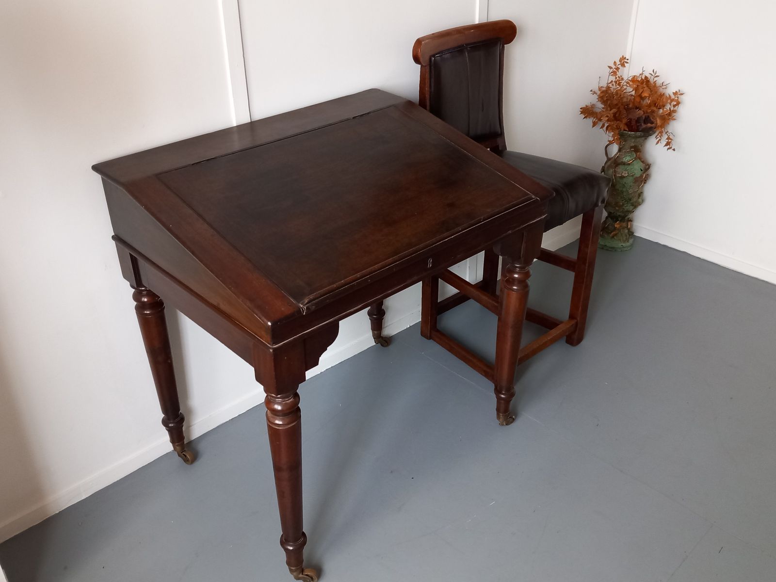Mahogany Clarks Desk, 19th Century photo for sale