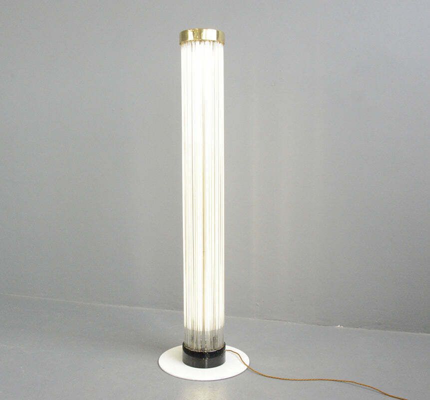 Glass Rod Floor Lamp By Jaroslav Bejvl For Kamenicky Senov photo for sale