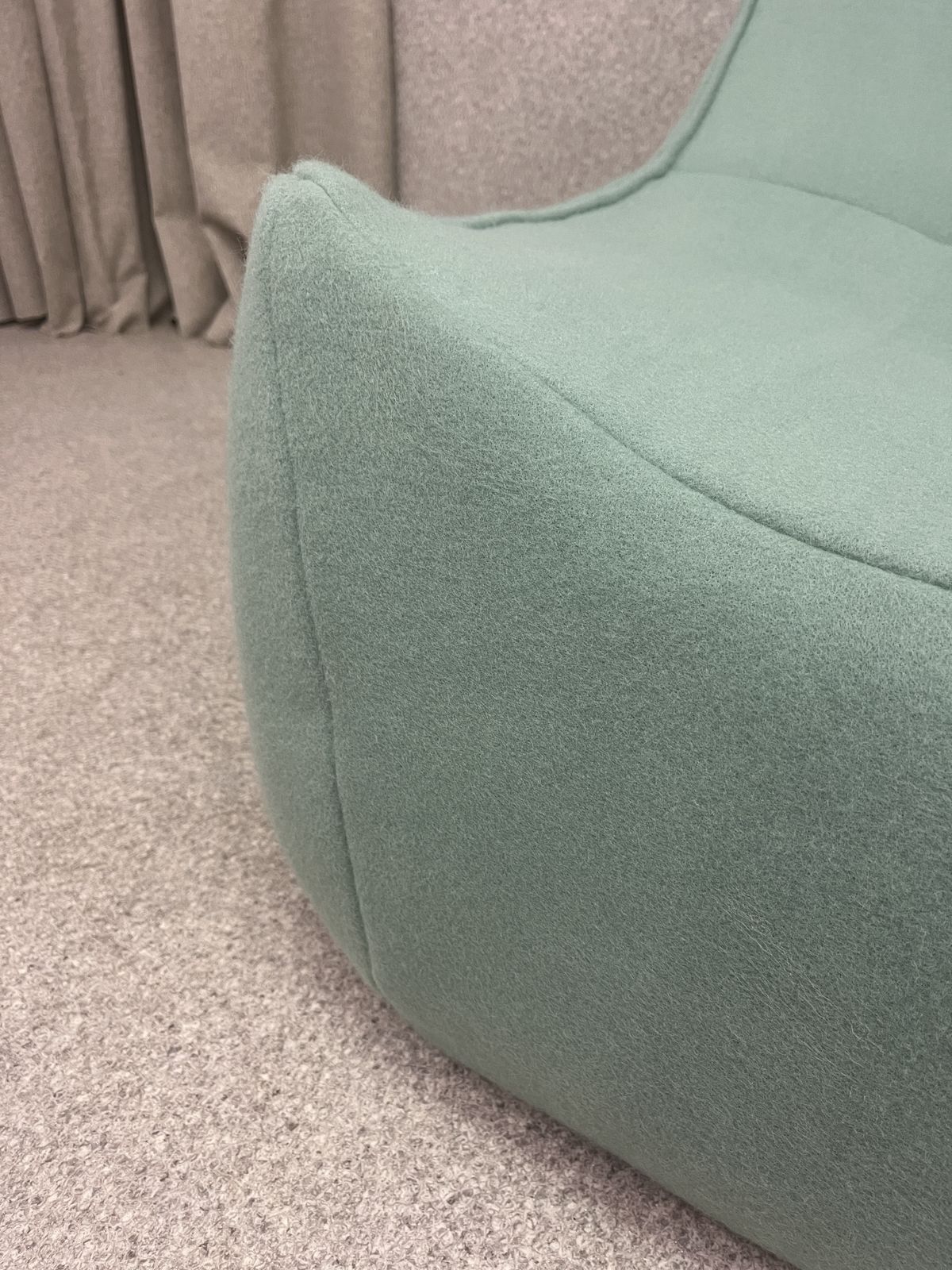 photo buy Vintage Sake Two Seater Modular Mint Colour Sofa By Ligne Roset