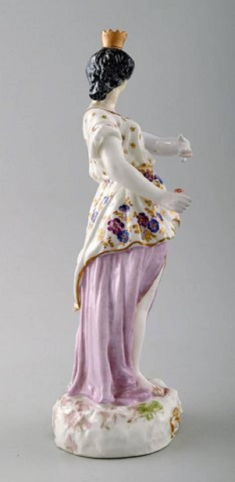 Antique French Samson Porcelain Figurine, Mid Late 19th Century photo for sale