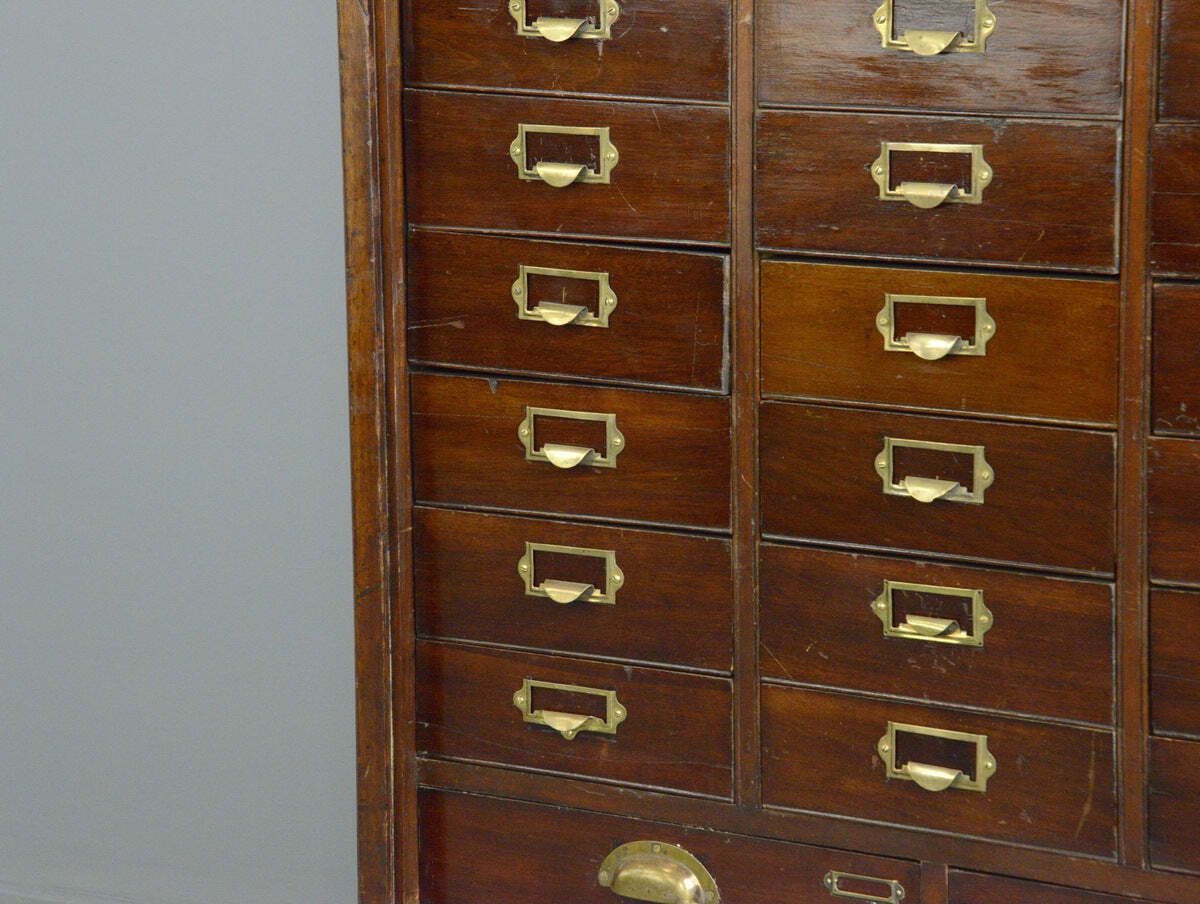 photo vinterior Early 20th Century Mahogany Solicitors Drawers