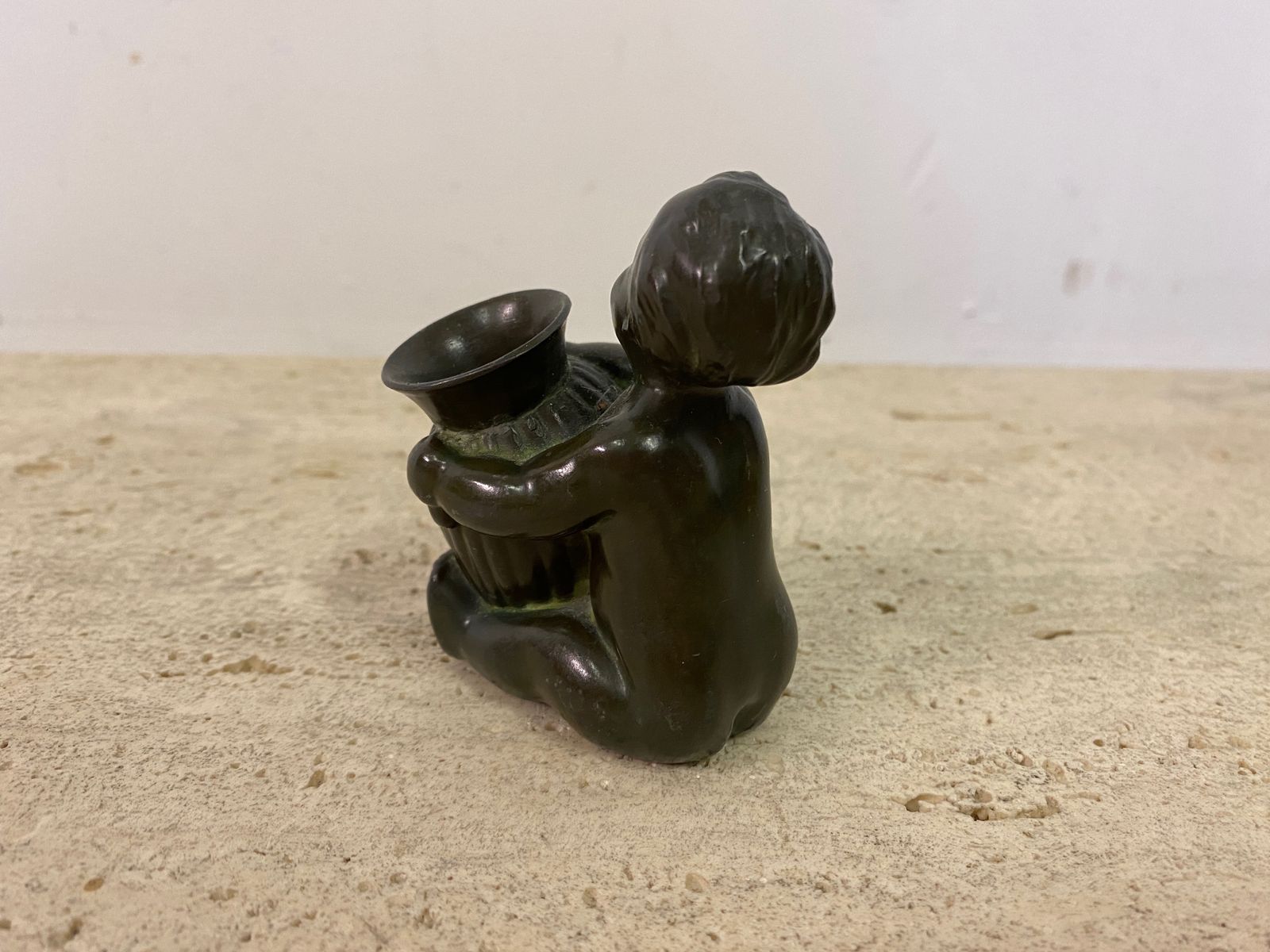Small Baby Figurine Pen Holder By Just Andersen photo for sale