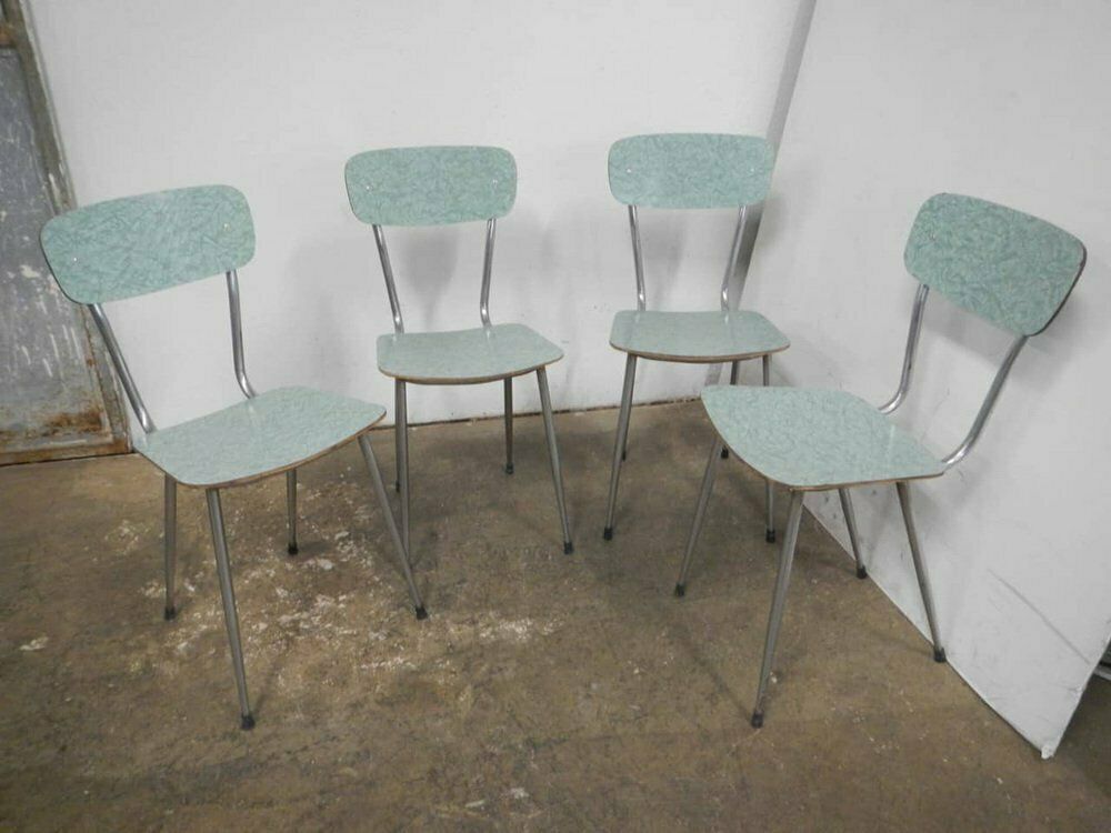 Speckled Green Formic Set, 1960s, Set Of 4