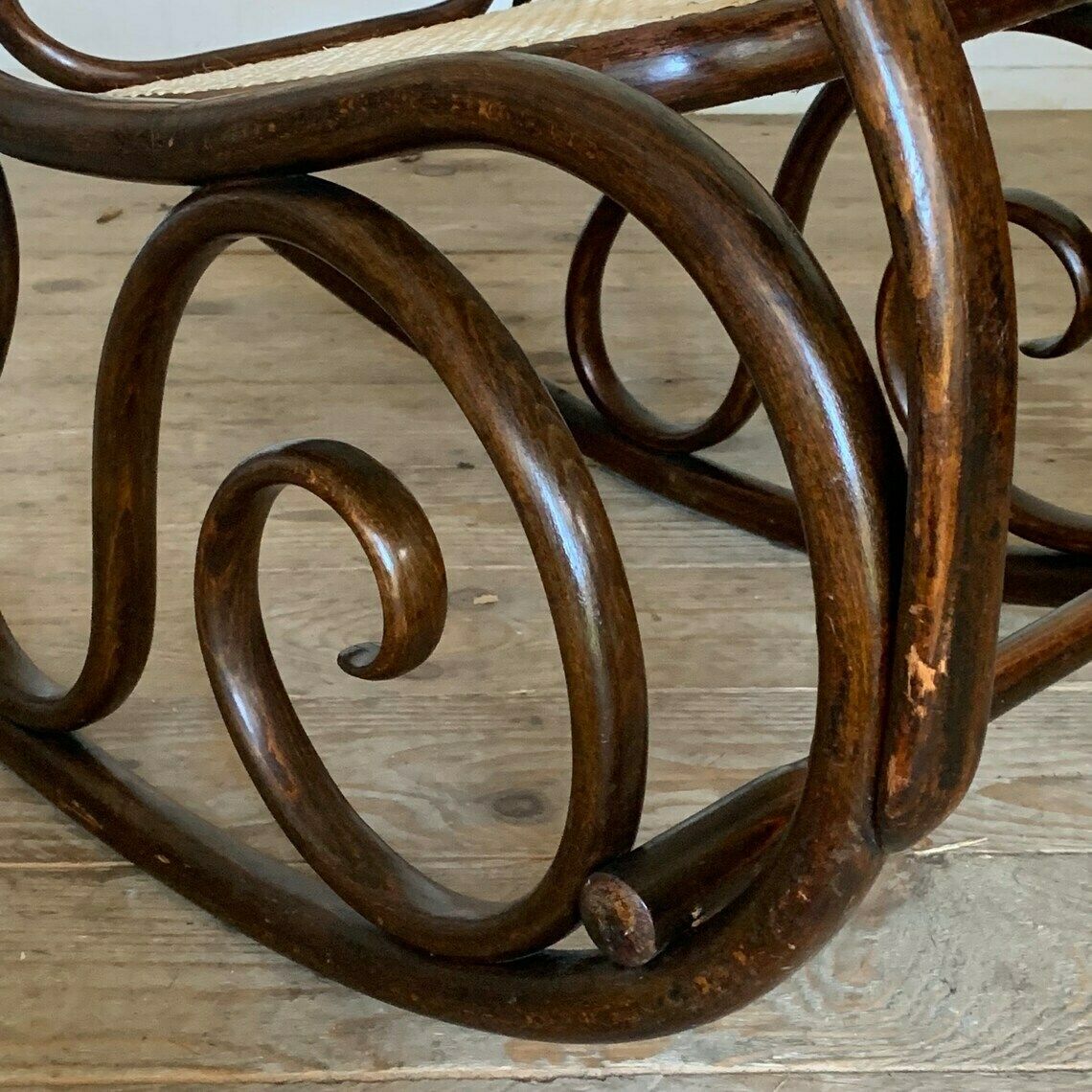 Vintage Thonet Rocking Chair, 1960s photo Furniture