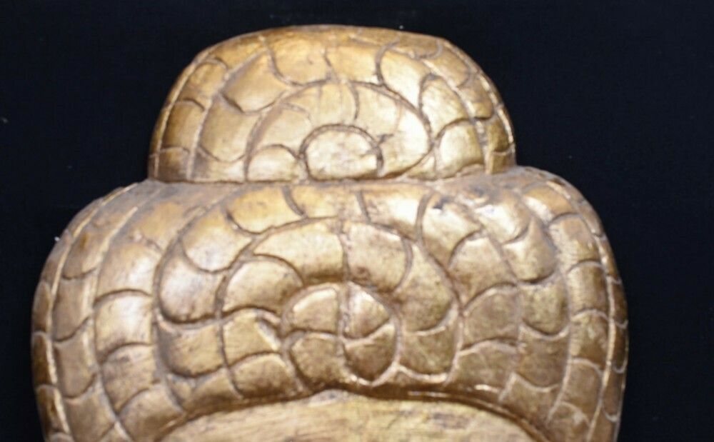 Carved Tibetan Buddha Bust   Hand Carved Buddhist Art Sculpture photo buy