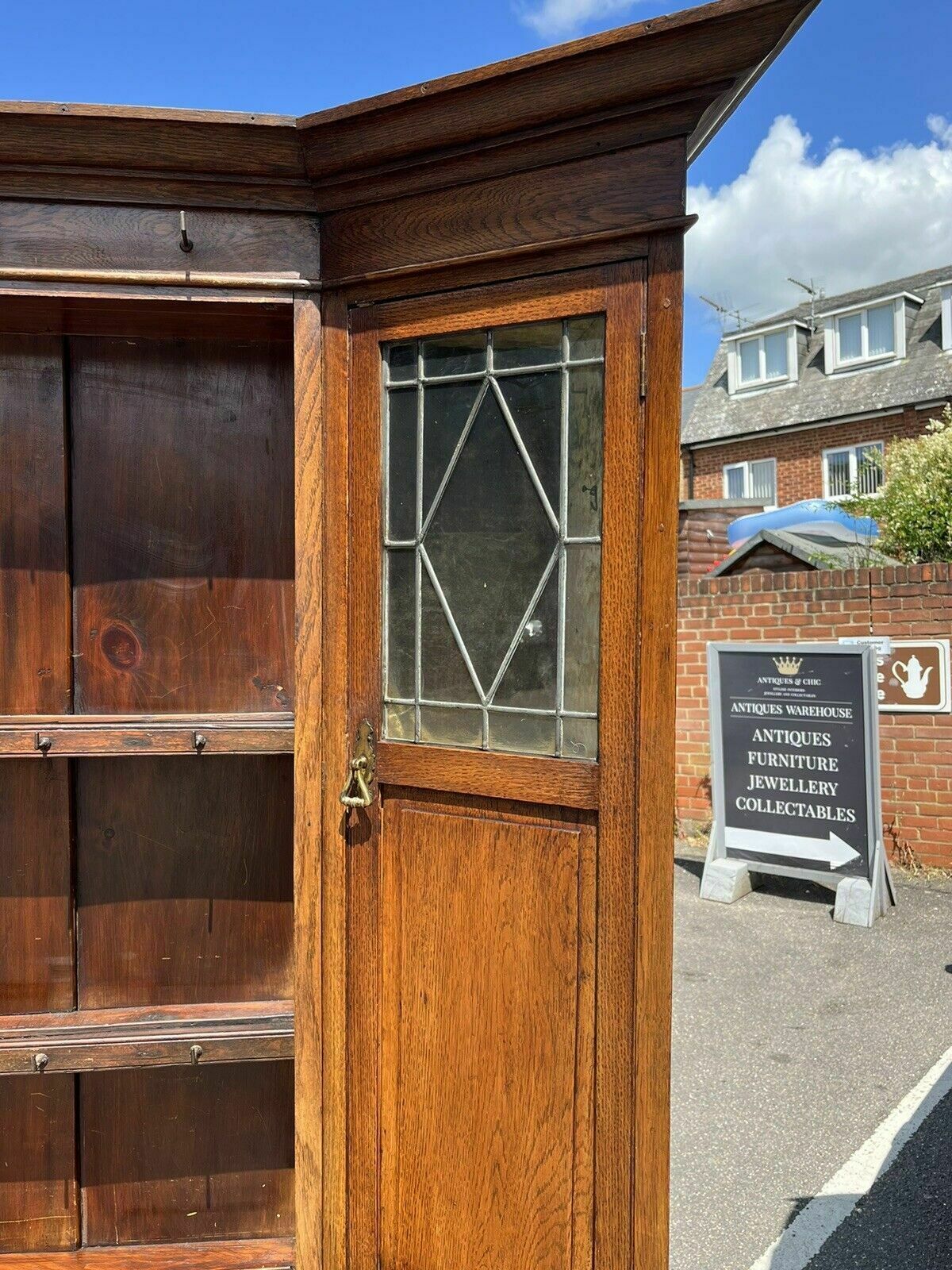 Georgian Oak Dresser, Amazing Colour, Loads Of Storage. photo vintage