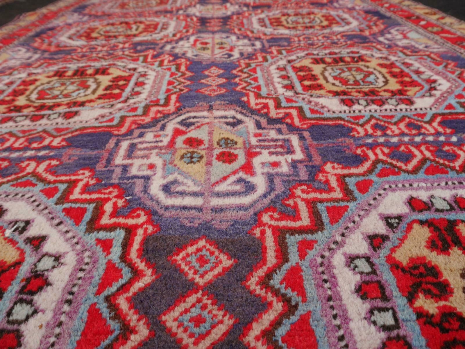 Loper Kaukasisch Tapijt Vintage Azeri Turkmeens Design Djoharian Collection photo for sale