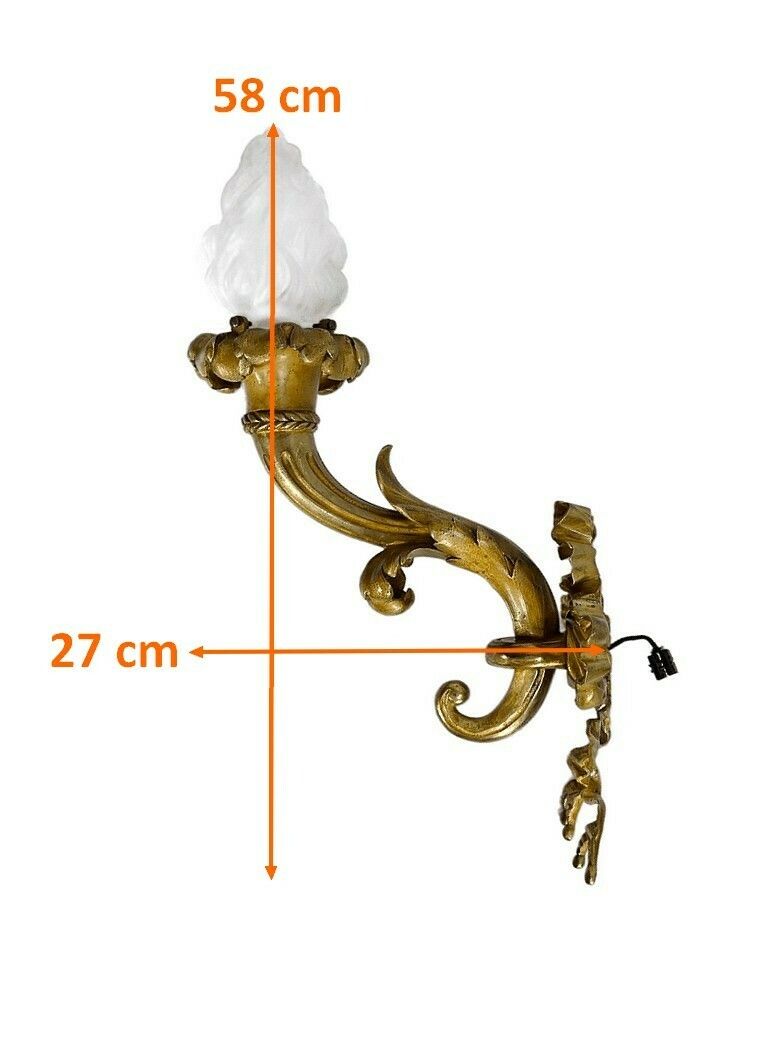 photo vinterior Important Candlestick In Gilt Bronze, Louis XVI Style, Napoleon III Period   Mid 19th Century