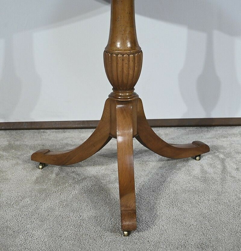 Tripod Pedestal Table In Solid Walnut, Restoration Period, Early 19th Century photo buy