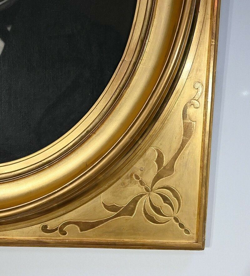 photo furniture Oil On Canvas, Portrait Of Adolphe Nicolas, French School Of The 19th Century
