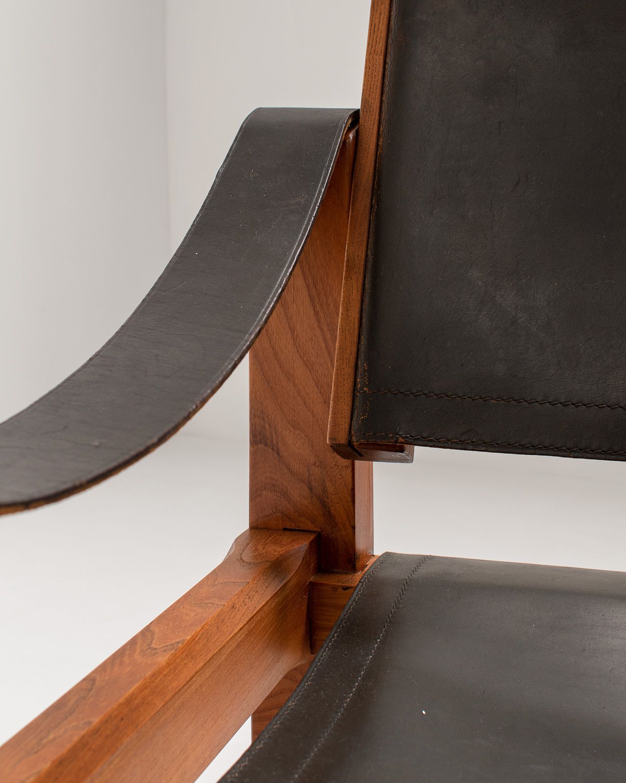 Furniture Pair Of Pierre Chapo S10 Lounge Chairs, France, 1960s photo