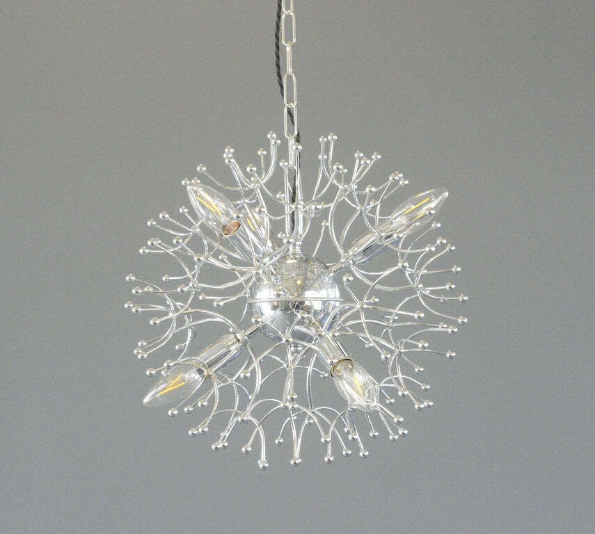 Mid Century Sputnik Pendant Light By Sciolari Circa 1960s