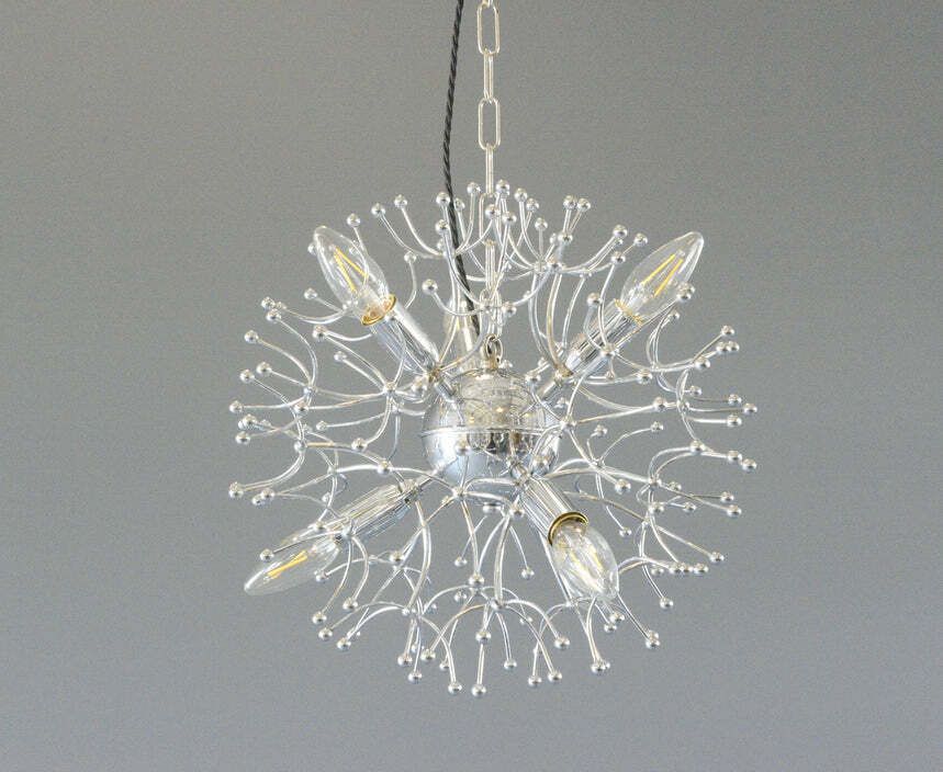 Mid Century Sputnik Pendant Light By Sciolari Circa 1960s
