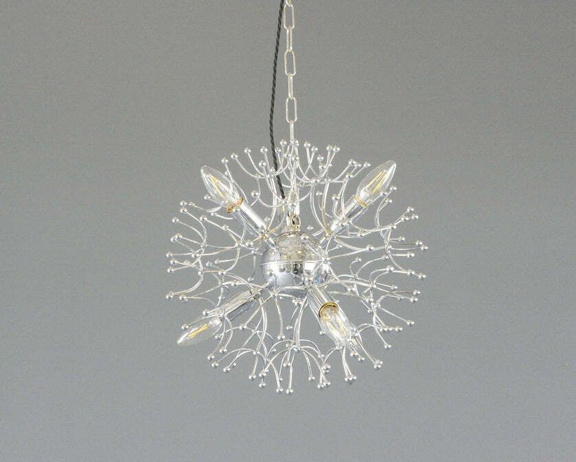 Mid Century Sputnik Pendant Light By Sciolari Circa 1960s photo for sale