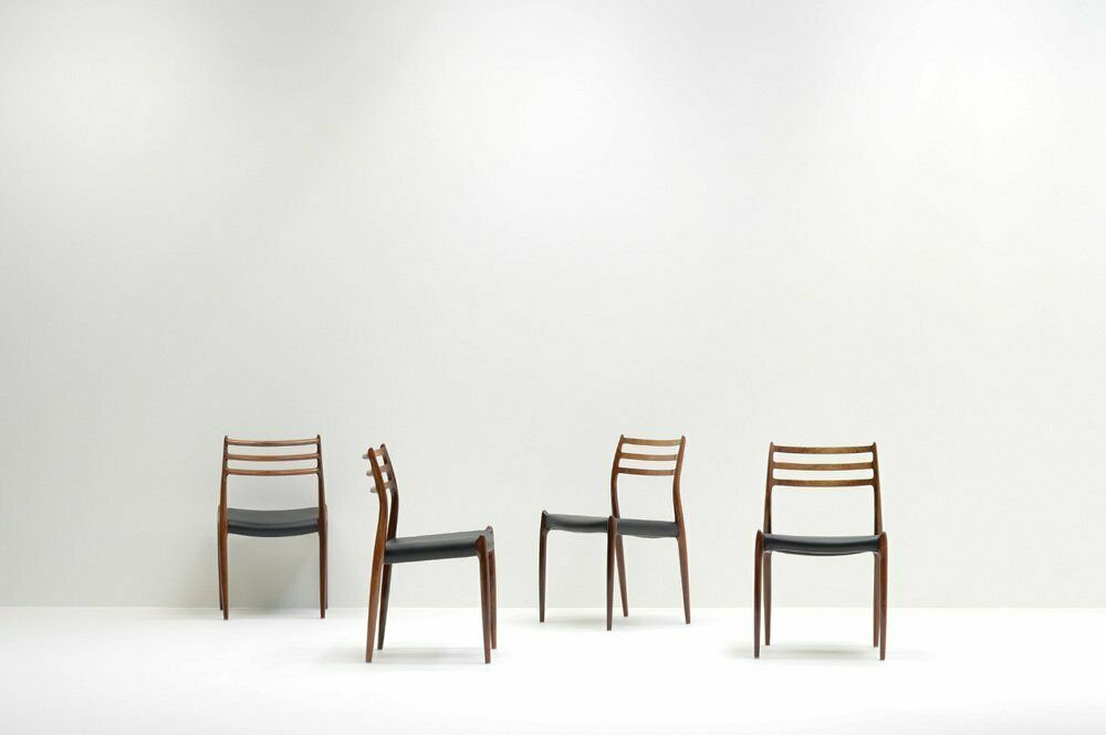 Rosewood Model 78 Dining Chairs By Niels Otto Møller For J.L. Møllers Møbelfabrik, Denmark, 1962, Set Of 4 photo furniture