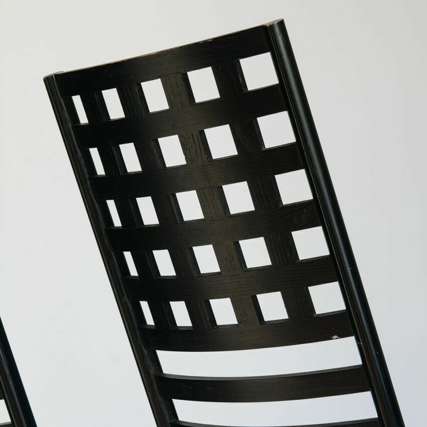 7000.0 Set Of 6 Vintage 292 Hill House Chairs By Charles Rennie Mackintosh For Cassina, Italy 1990 photo