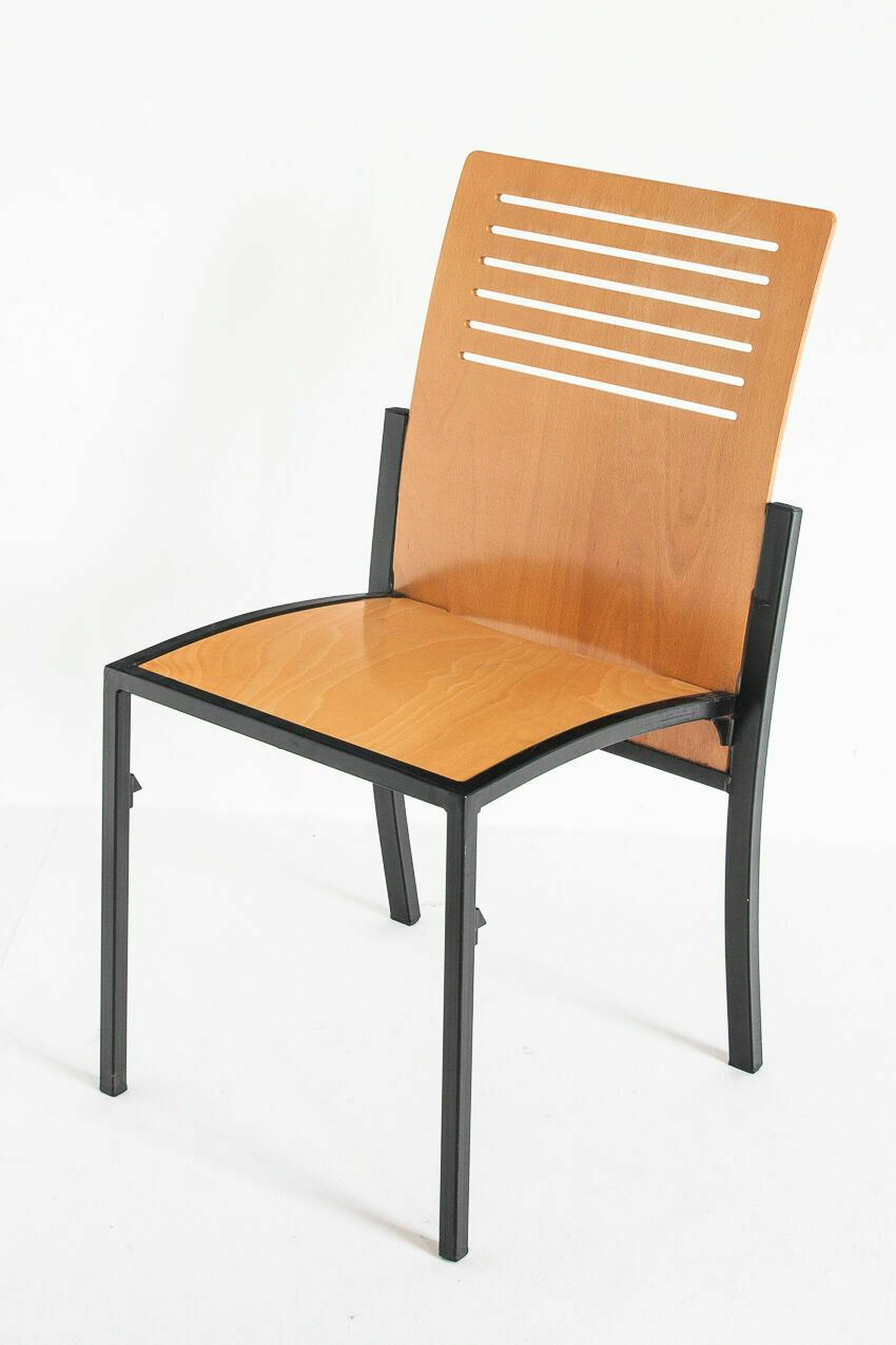 Furniture Set Of 7 Vintage Robert Chairs By Thomas Albrecht For Atoll, Germany 1980 photo