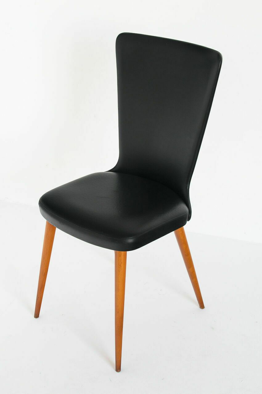Set Of 6 Vintage Chairs, France 1960 photo vintage