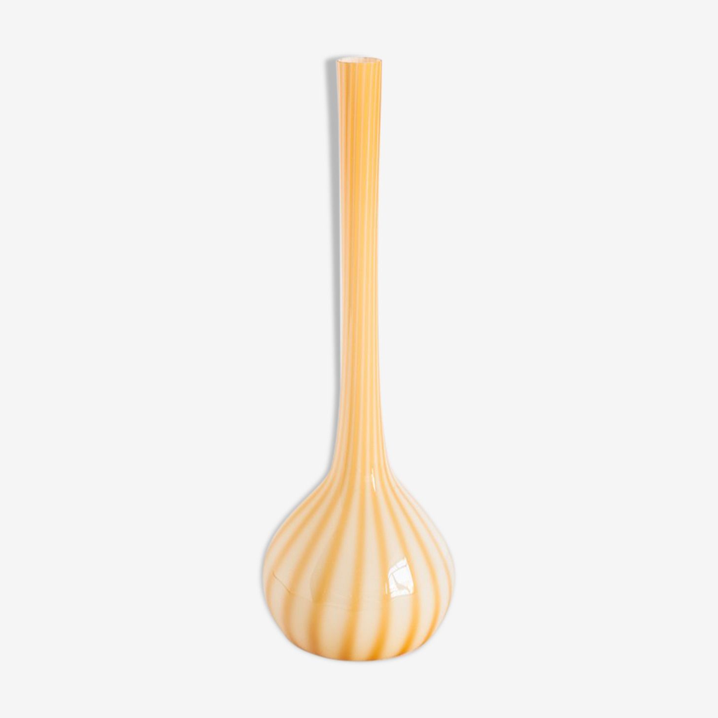 Vintage Blown Glass Vase   France, 1960s