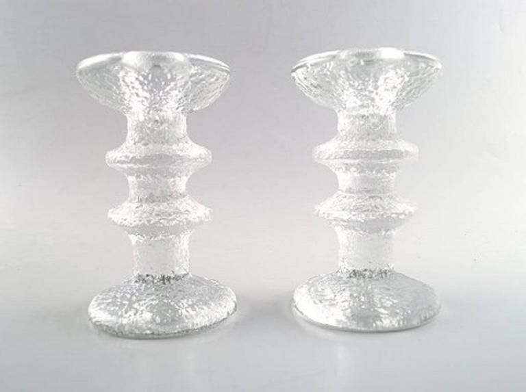 Four Iittala Festivo Candlesticks, Design Timo Sarpaneva, Finland, 1980s photo furniture