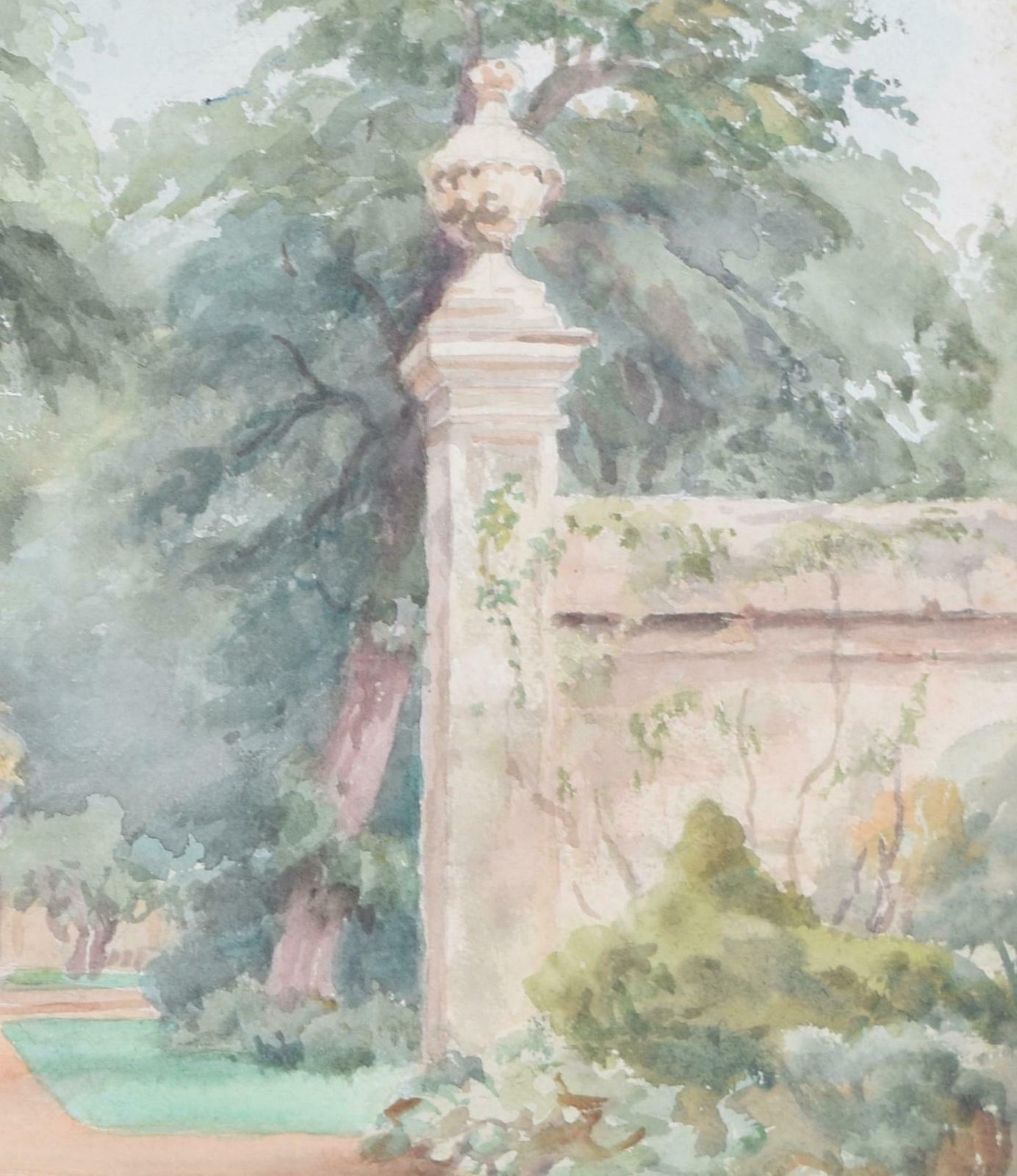 Margaret Waller University Of Oxford Botanic Garden Watercolour By Margaret Waller photo Art