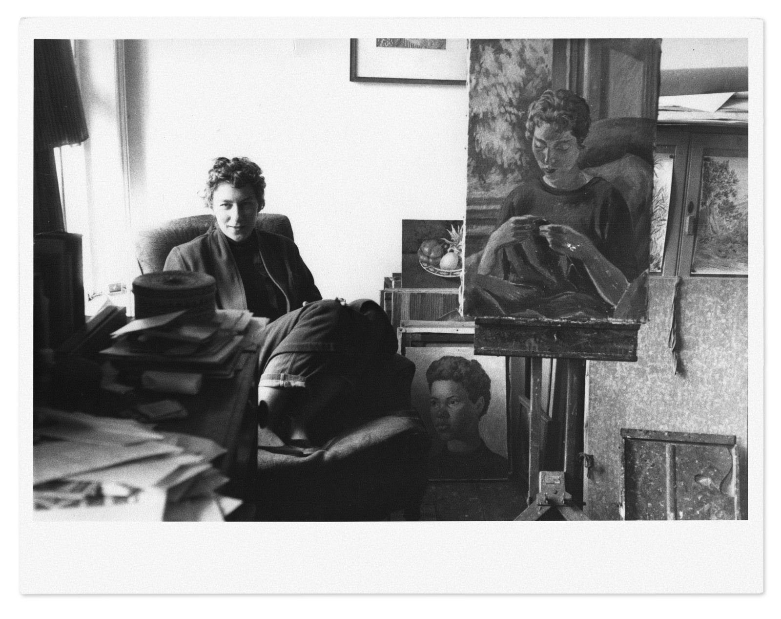 Val Rylands, “Charlotte #3”, 1957, Original Hand Printed Photograph photo furniture