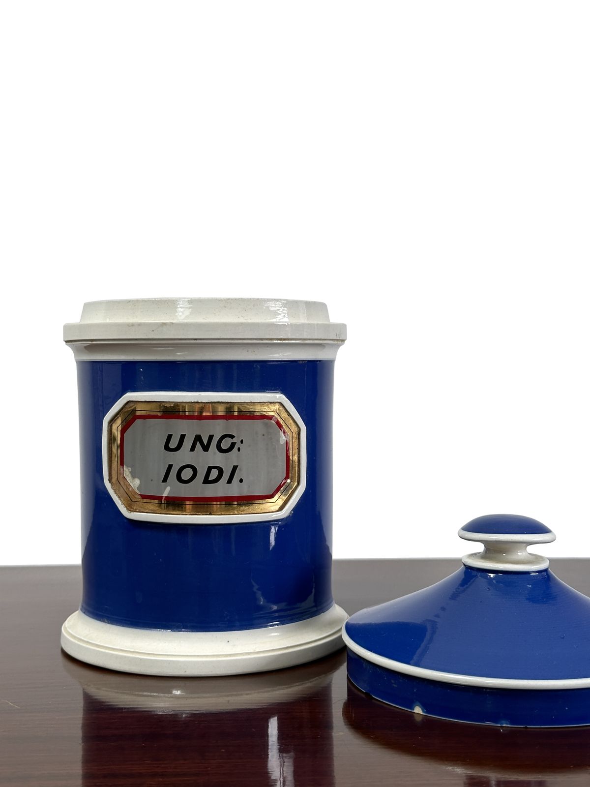 Victorian Ceramic Apothecary Chemist Medicine Medical Shop Display Bottle Jar photo for sale