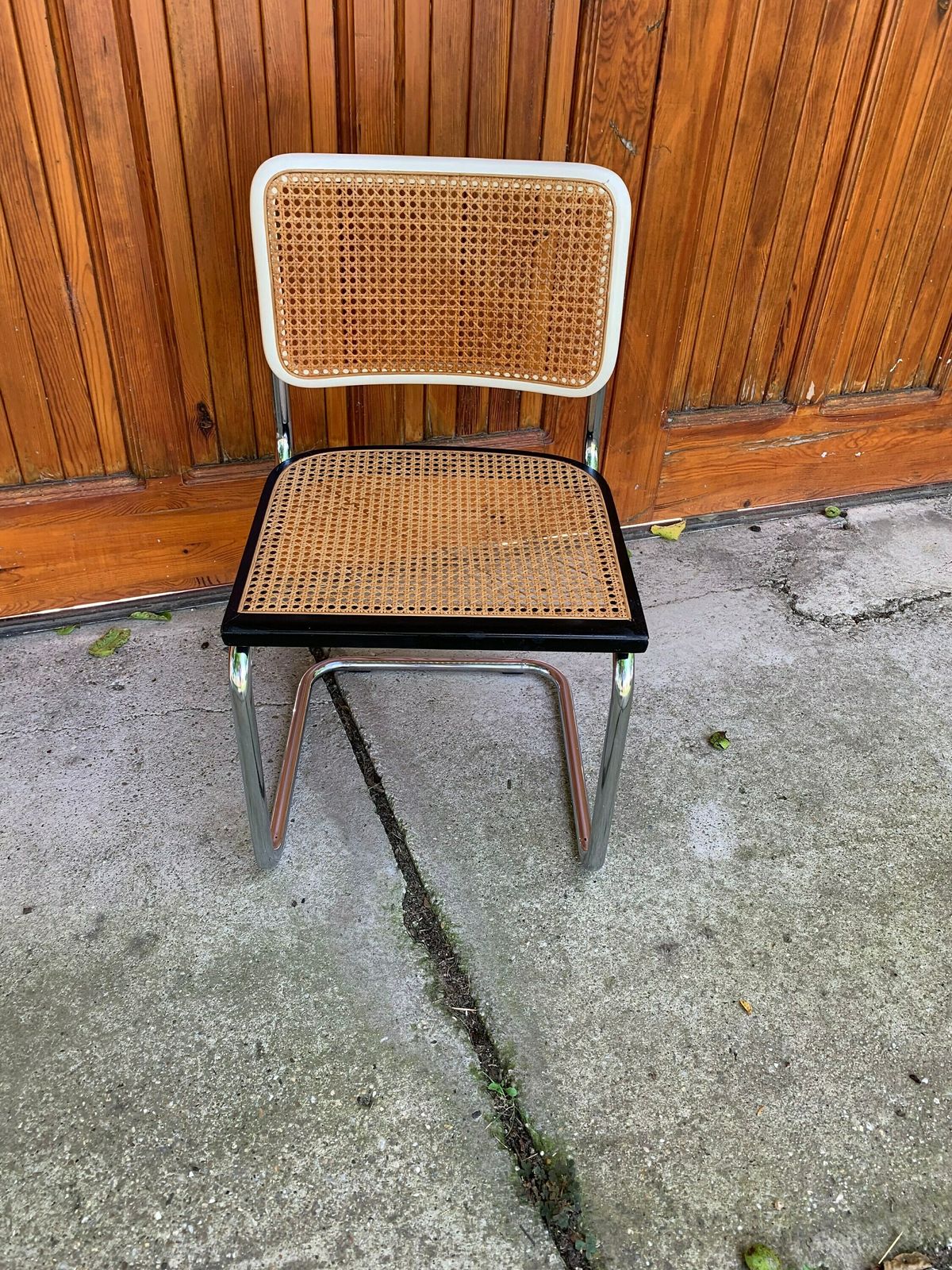 1 Of 4 Mid Century Modern Italian Marcel Breuer B32 Cesca Chair, 70s photo vintage