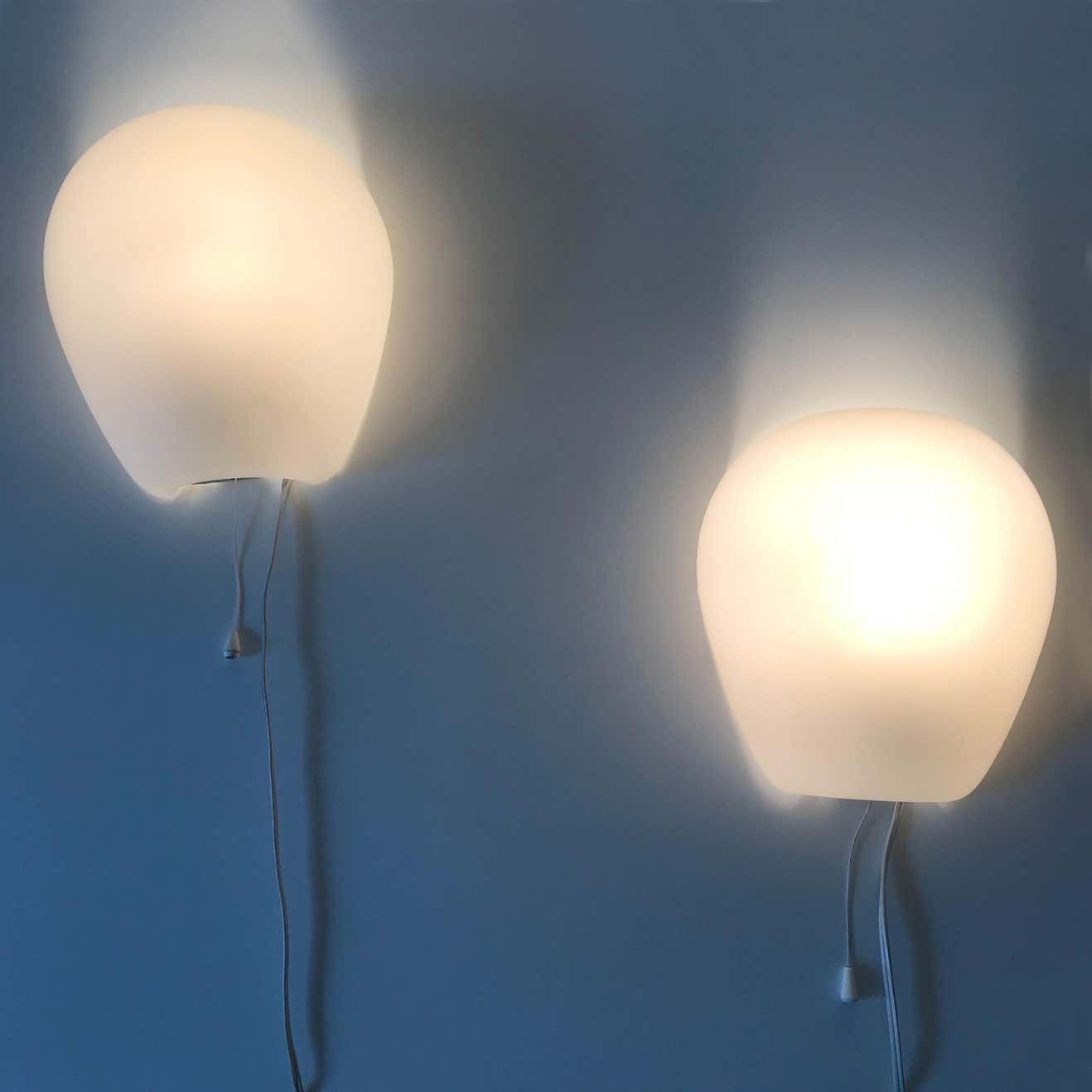 photo furniture Set Of Two Midcentury Shell Wall Lamps Or Sconces By Wilhelm Wagenfeld, 1950s