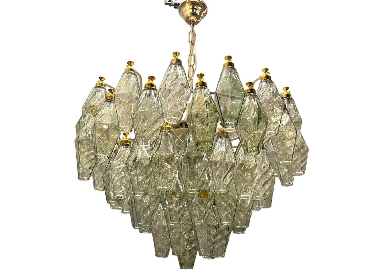 Murano Glass Polygon Chandelier 1980’s photo 2400.0