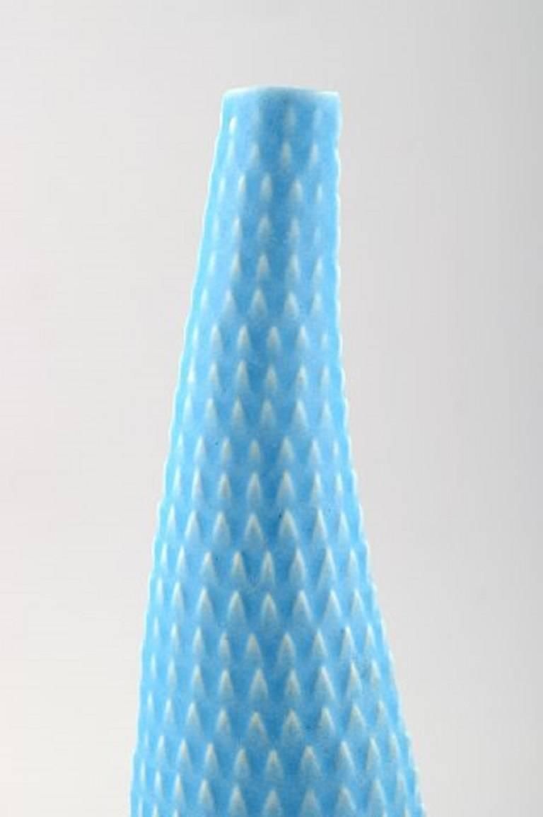 Gustavsberg, Sweden, Reptile Vase In Turquoise By Stig Lindberg, 1960s photo furniture