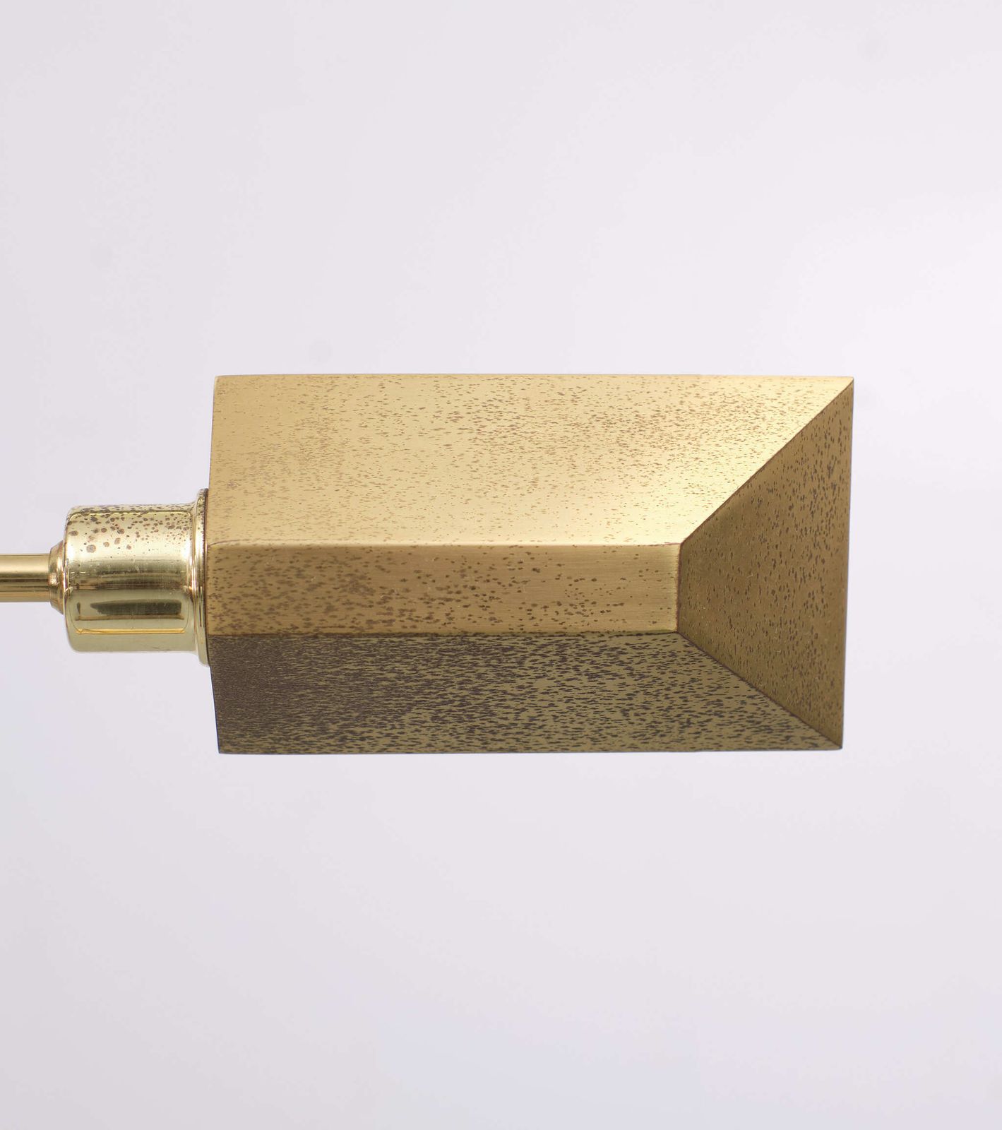 Holtkotter messing zwenkarm vloerlamp, ca. jaren 1970, Duitsland photo 731.0