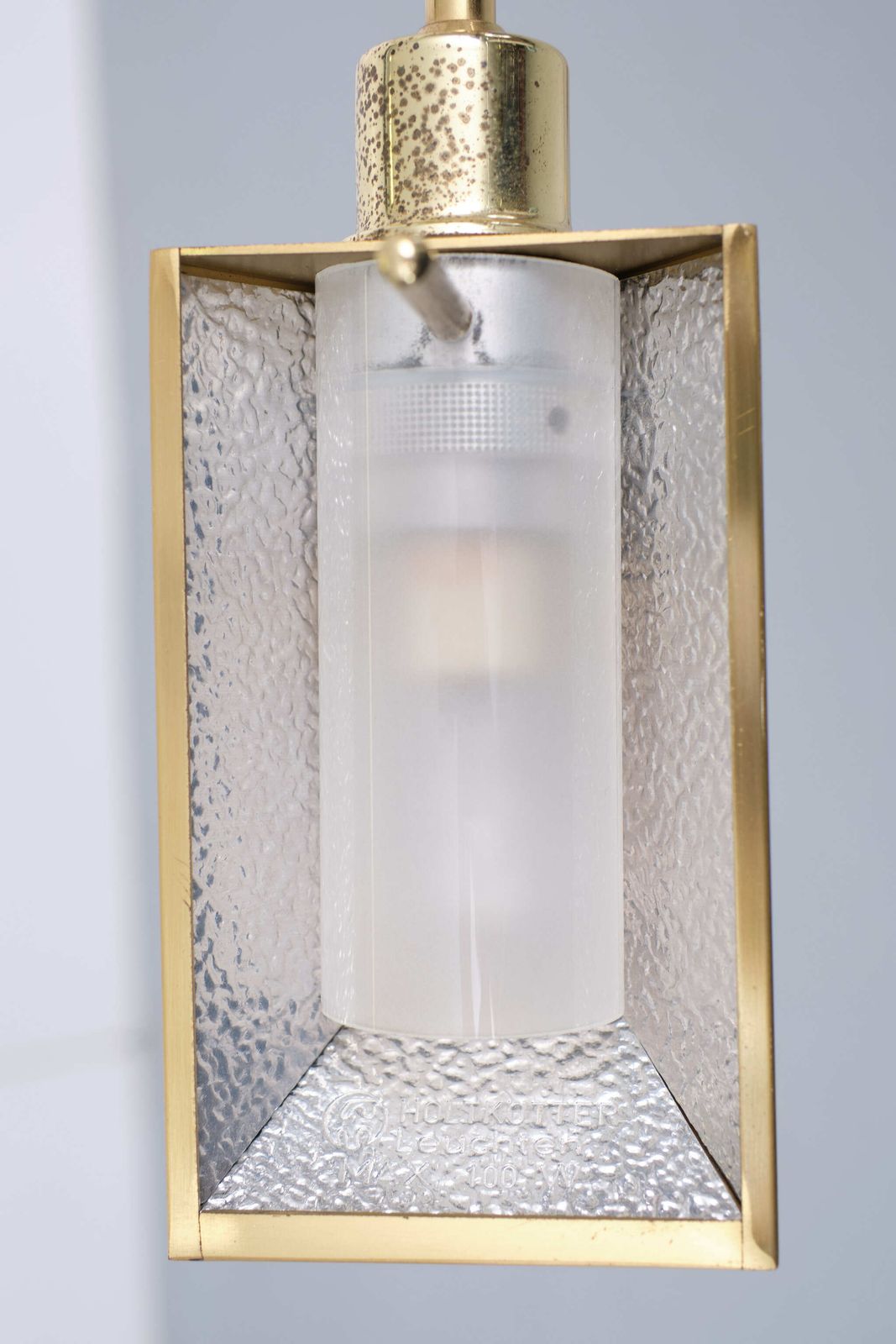 Holtkotter messing zwenkarm vloerlamp, ca. jaren 1970, Duitsland photo vinterior