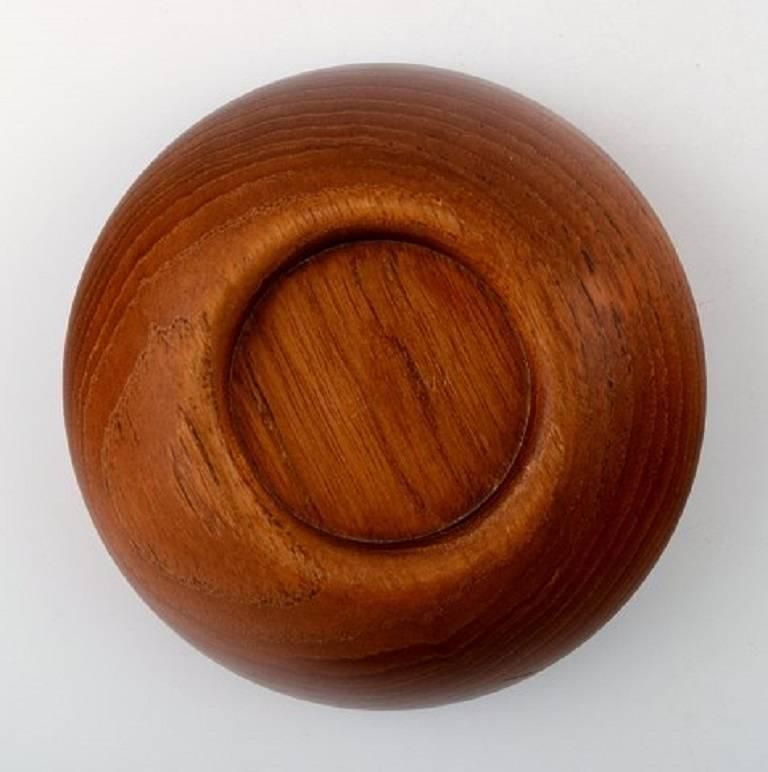 Kay Bojesen Danish Artist, Four Bowls Of Teak, Mid 20th Century, Danish Design photo vinterior