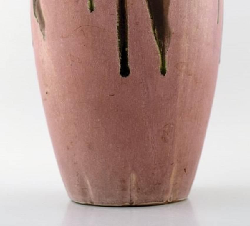 Gilbert Metenier, French Ceramist Pair Of Art Deco Pottery Vases photo buy