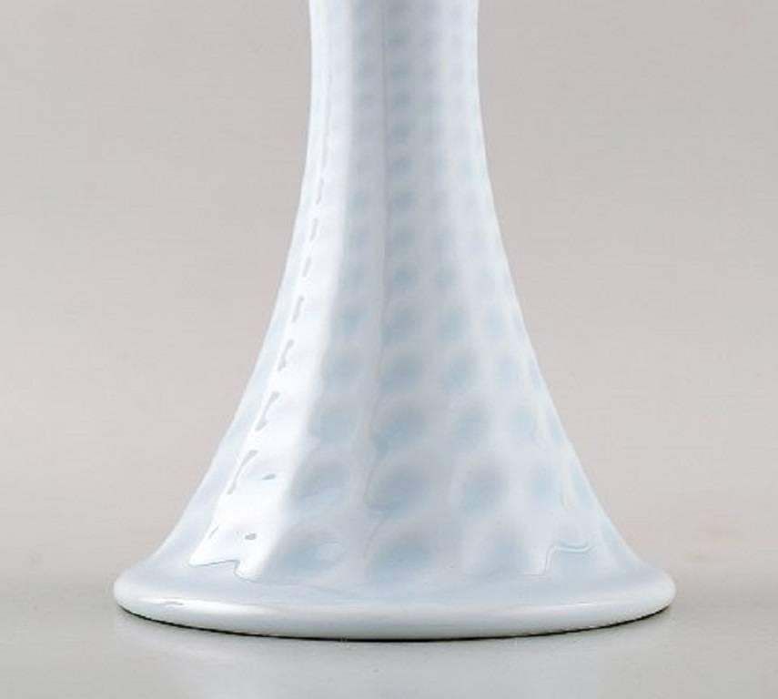 Royal Copenhagen Porcelain Pair Of Candlesticks By Axel Salto photo Home Decor