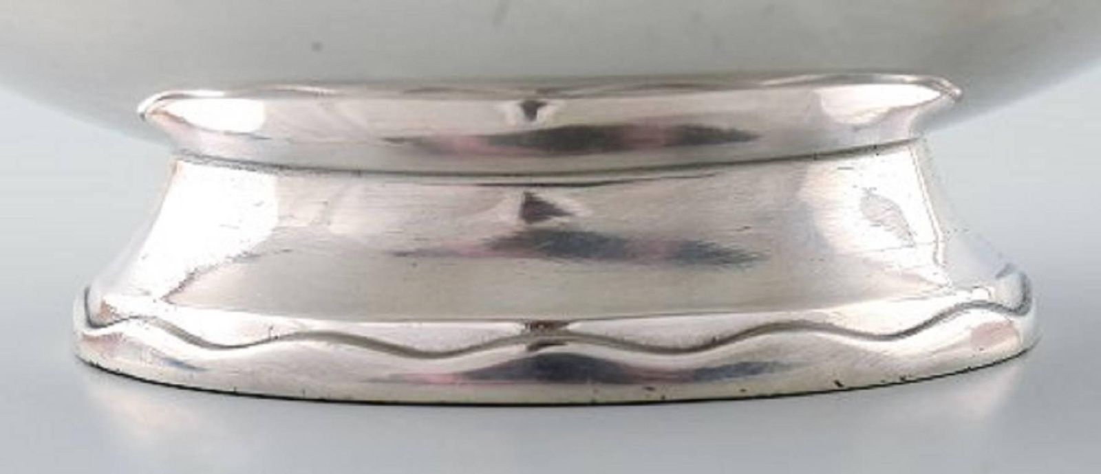 Rare And Fine Silver Plated "Swan" Sauce And Gravy Boat, Christian Fjerdingstad photo Home Decor