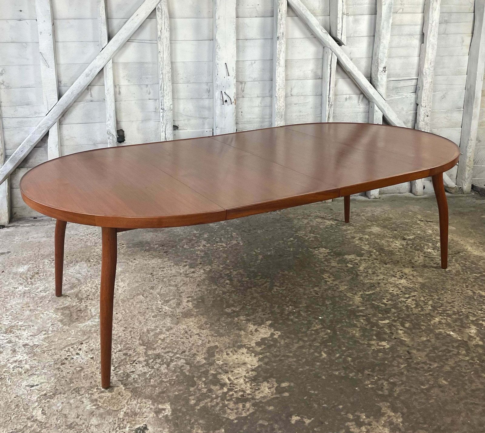 Mid Century Modern Finn Juhl Model Nv 56 Teak Dining Table Produced By Niels Vodder In Denmark, 1950’s