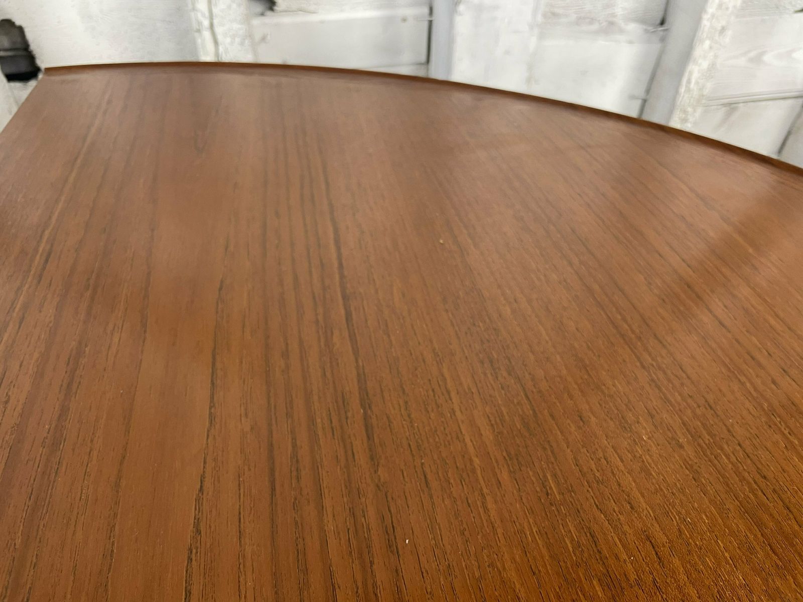 Mid Century Modern Finn Juhl Model Nv 56 Teak Dining Table Produced By Niels Vodder In Denmark, 1950’s photo vintage