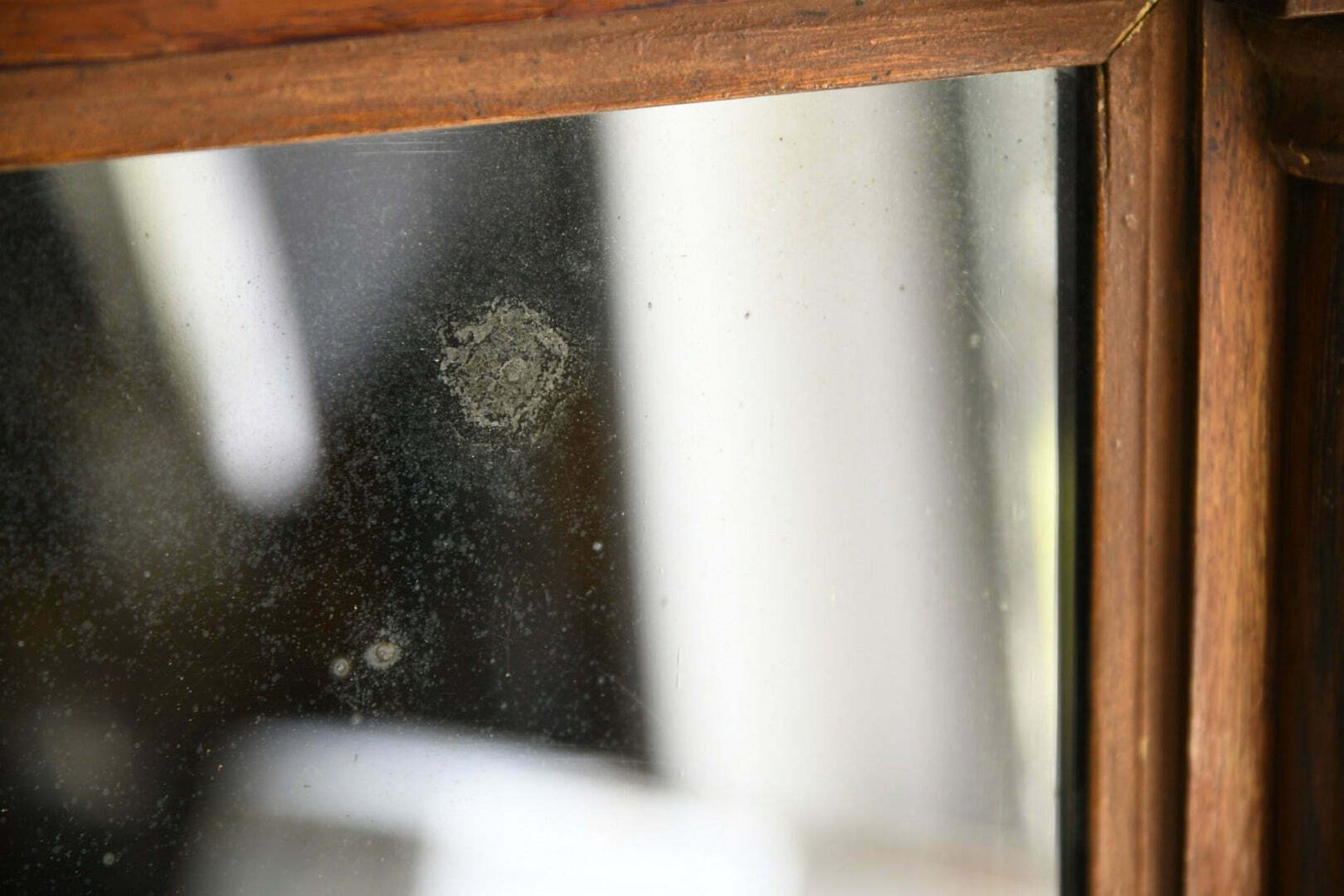 Antique Rosewood Overmantle Mirror photo vinterior