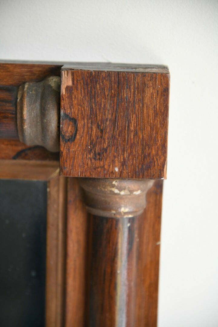 Home Decor Antique Rosewood Overmantle Mirror photo