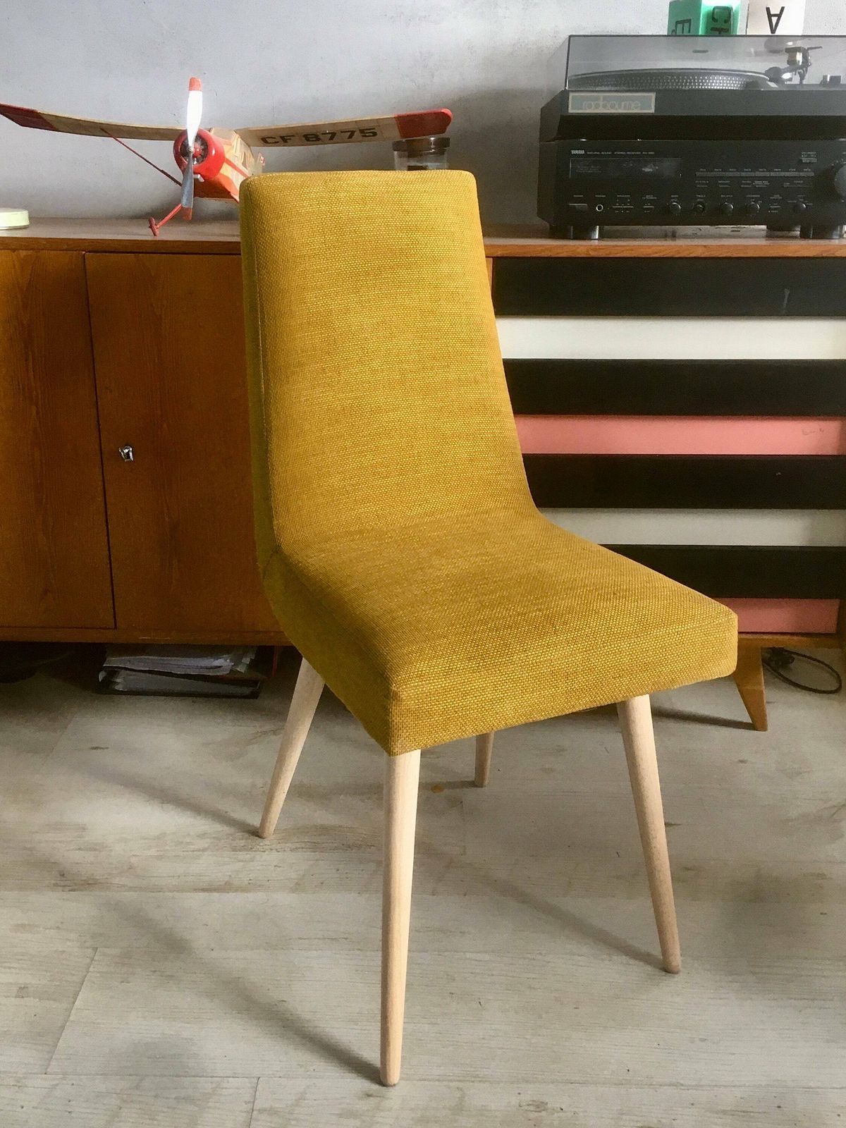 Original Polish Mid Century Chair 200 113 Designed In 1960s By R.T. Hałas. Personalization! photo for sale