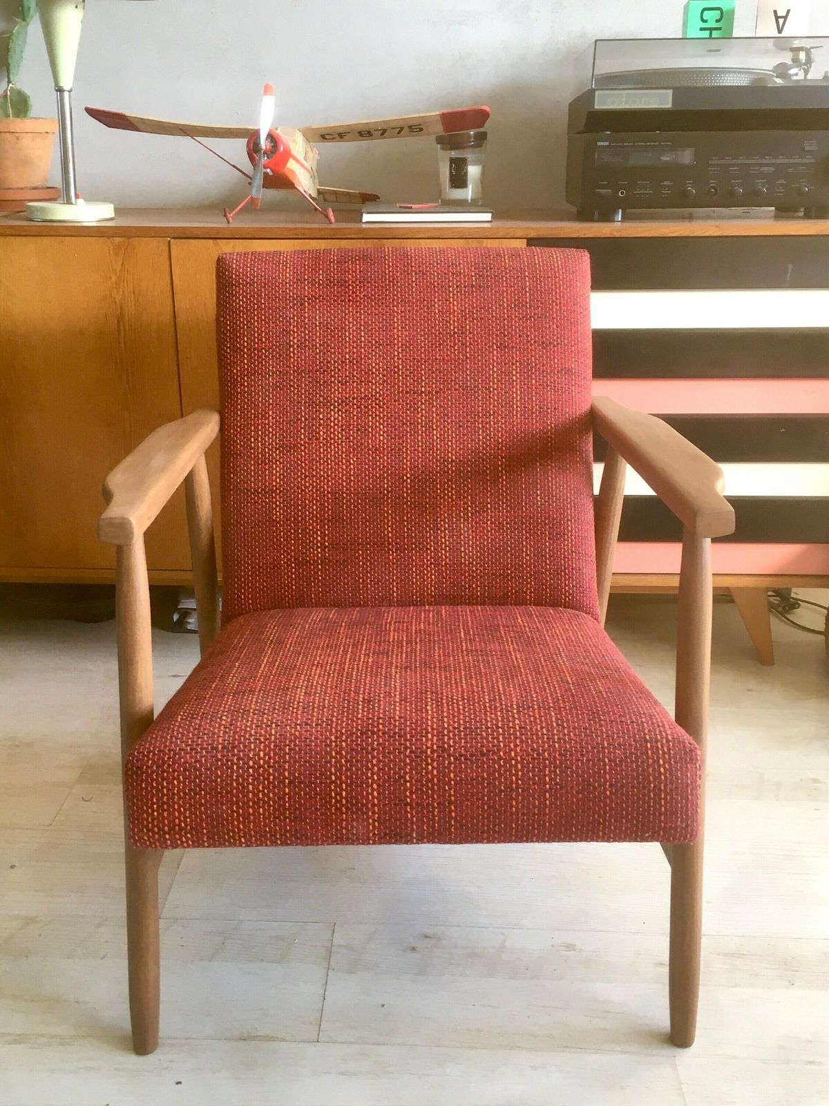 Polish Mid Century Club Chair B 7727 From 1970s. Personalization! photo for sale
