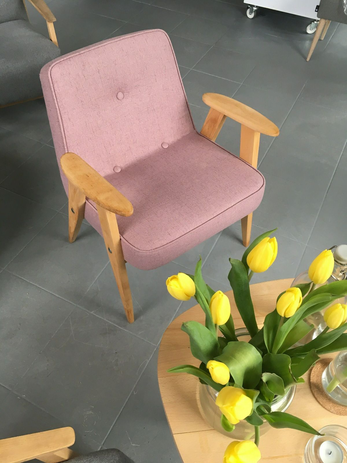 Original Vintage Polish 366 Chair From Mid Century. Personalization! photo for sale
