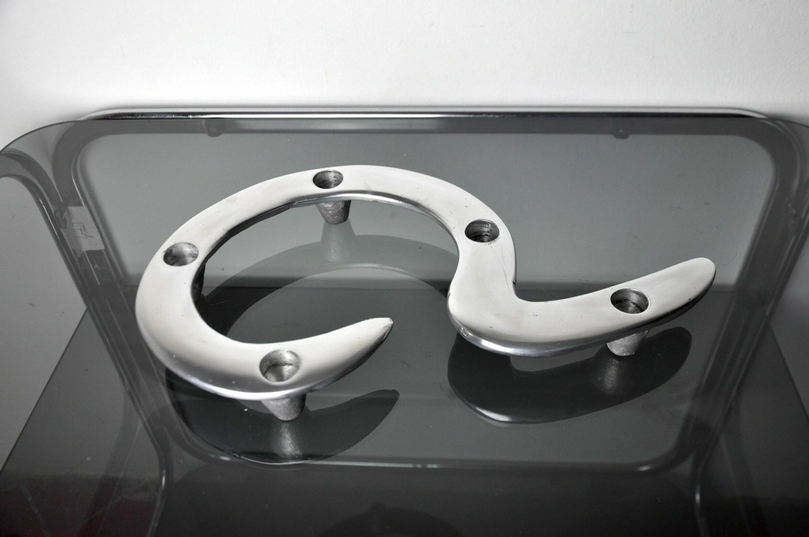 Zigzag Candleholder By Matthew Hilton, Aluminium, England, 1980 photo furniture