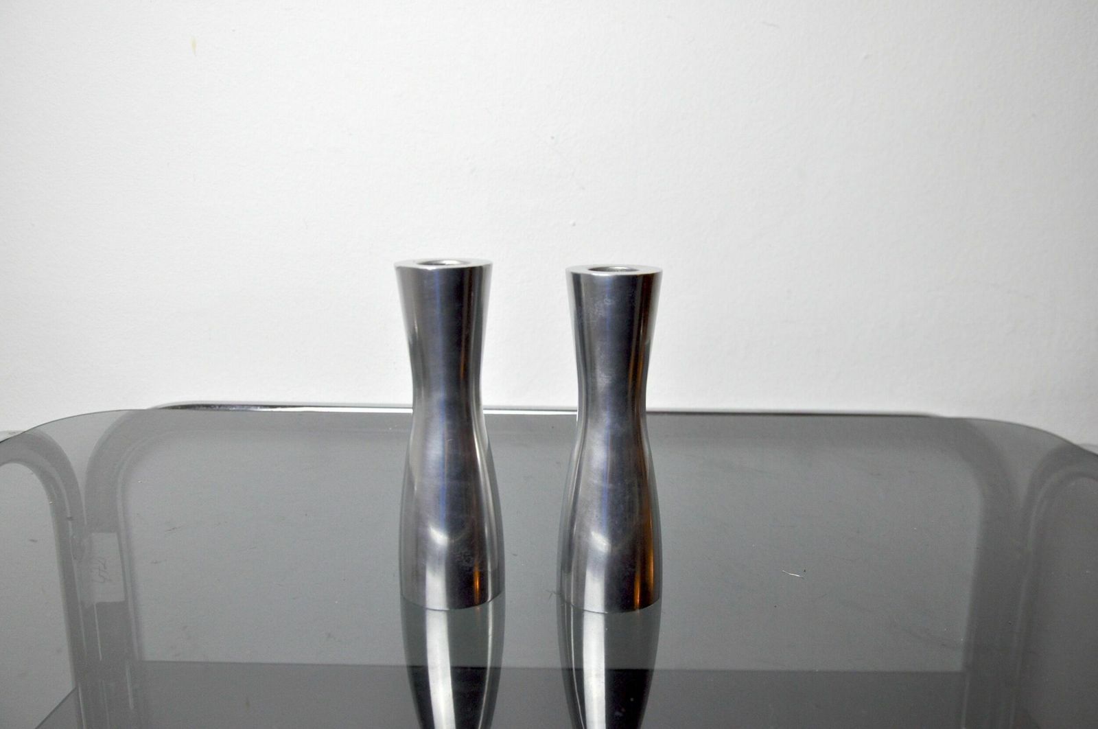 Pair Of Candlesticks Gota Erika Pekkari, Scandinavian, 1990 photo furniture