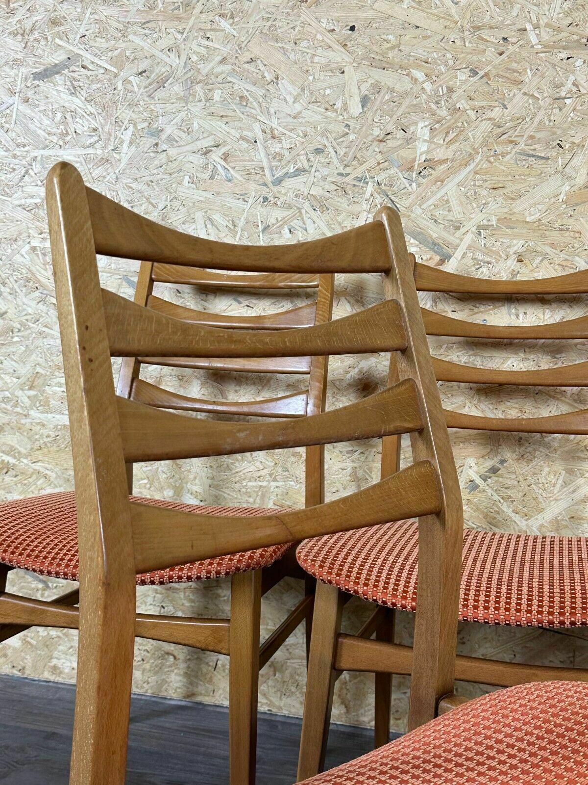 photo vinterior 4x 60s 70s Dining Chair Dining Chair Mid Century Danish Modern Design