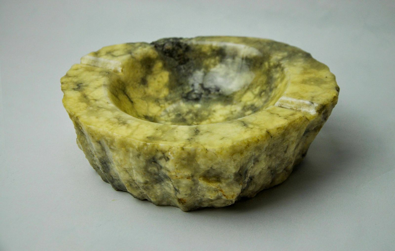 Yellow Alabaster Ashtray By Romano Bianchi, Italy, 1970 photo buy