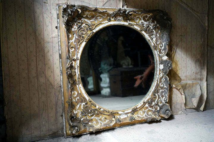 A Large Early Victorian Giltwood Wall Mirror C.1840 60 photo for sale